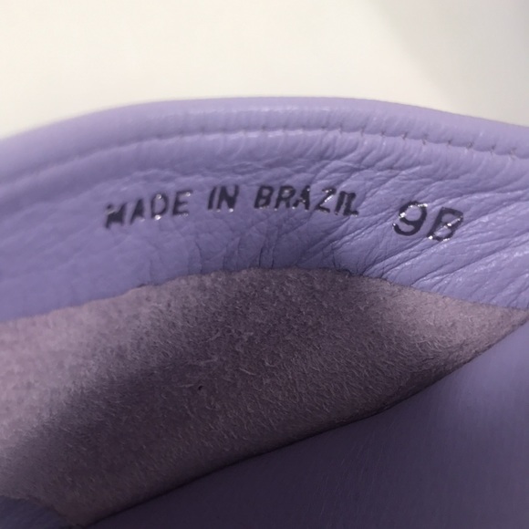 COPY - Talbots lilac leather slides, size 9, NWT - Picture 6 of 8